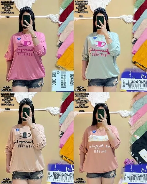 sweater jumboo free handtag  bahan babyterry sablon. 