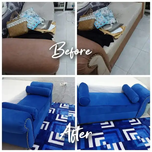 ganti kulit sofa oskar sintetis 