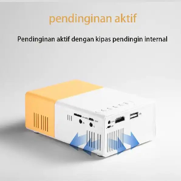 Proyektor Mini Proyektor Autofocus 4k Ultra-Clear High-Definition Rumah Siang Hari Proyeksi Langsung