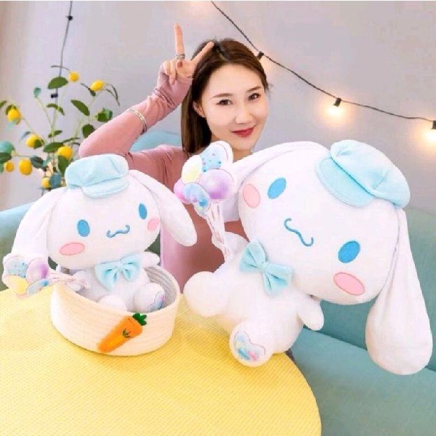 Boneka Cinnamoroll Balloon Bahan Plush Import