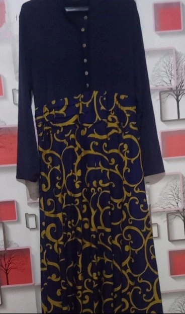 gamis kaos tebal adem