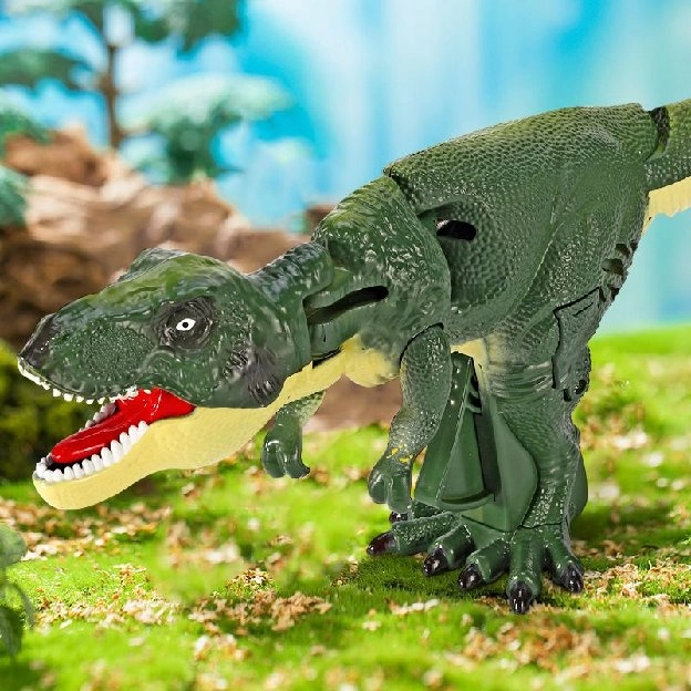 Trik Dekompresi Dinosaurus/Dinosaurus Tekan/Mainan Tyrannosaurus Anak-anak