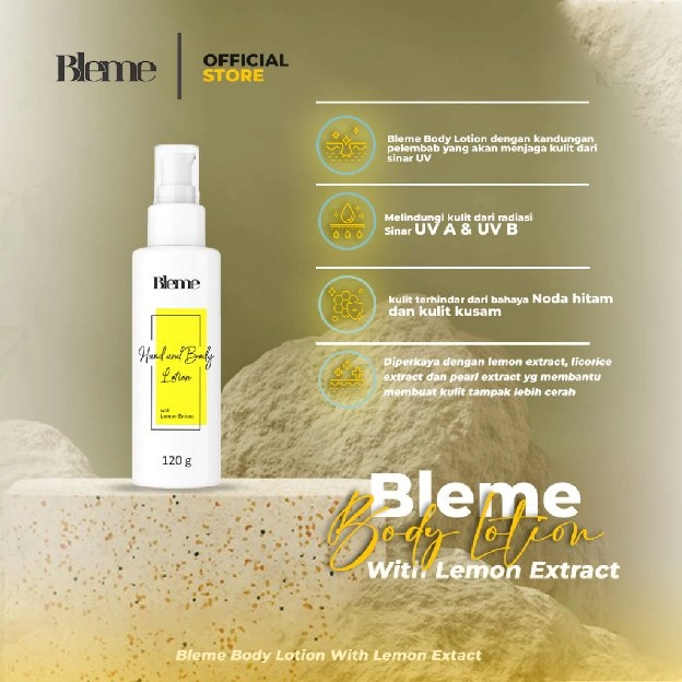 Bleme Whitening Body Lotion With Lemon Extract 120 gr