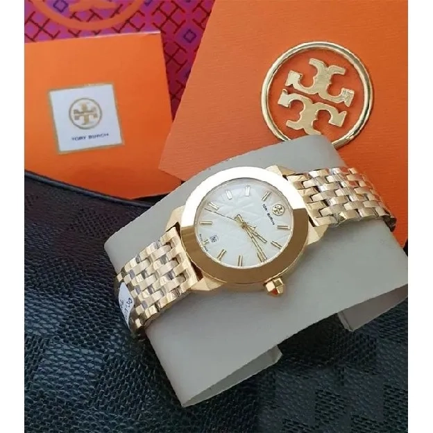 Jam tangan Tory Burch Women Watch  Gold TB8002