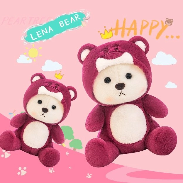 Teddy Tales Bear Cosplay Manyo Boneka Plush Boneka Mainan Dekorasi Rumah Hadiah Anak