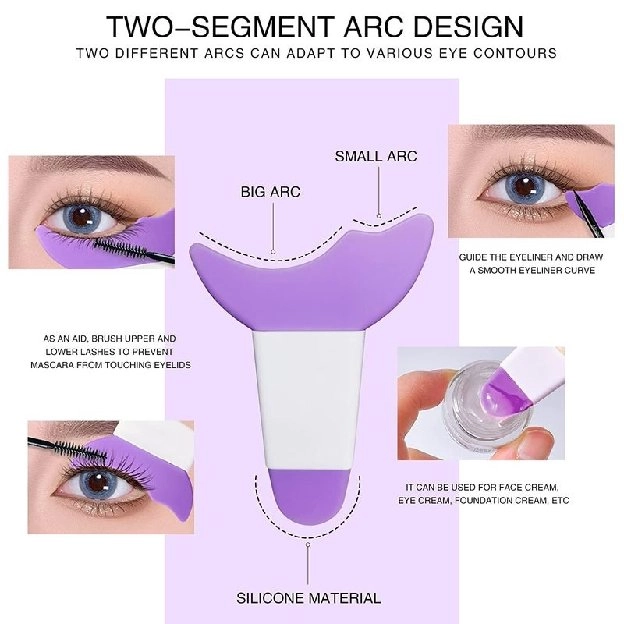 Alat Bantu Makeup Multifungsi Bahan Silikon Untuk Maskara Eyeliner Eyeshadow