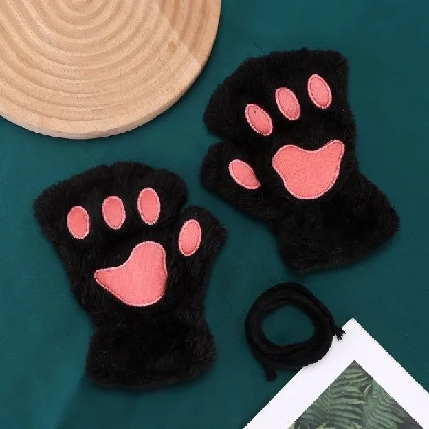 PCH PAW KUCING COSPLAY / CAT PAW / SARUNG TANGAN KUCING NEKOMIMI winter neko fingerless