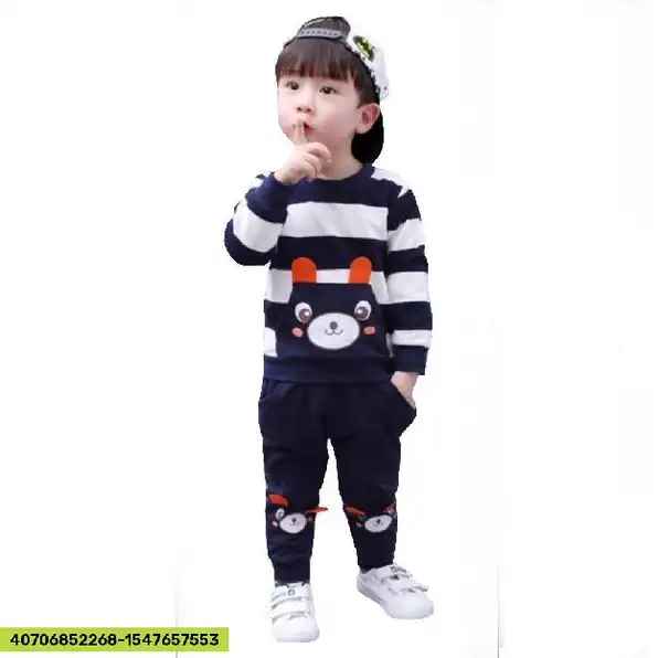 DISKON ❗❗Stelan KIDDY BEAR Kids, Stelan Anak Lucu, Baju ANAK LAKI LAKI usia 1-2 tahun , 2-4 tahun   