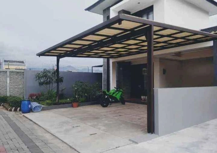 Canopy minimalis atap alderon double layer 