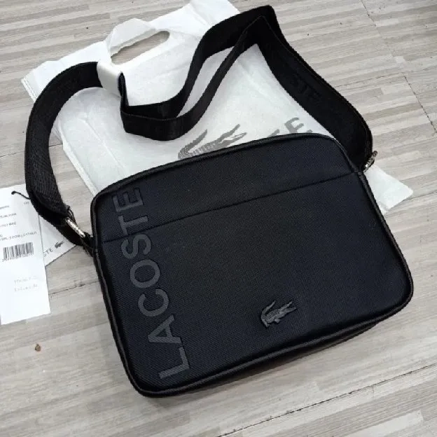 tas Selempang Lacoste black Crossbody Bag