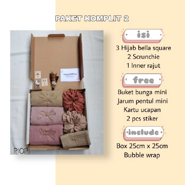 HAMPERS HIJAB KADO GIFTBOX MURAH HADIAH ULANG TAHUN GRADUATE HAMPERS LEBARAN