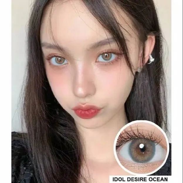 MURAH Softlens SISSE LENS I dol Desire AMBER GRAY / EURO GRAY / LIME GREEN / OCEAN BLUE