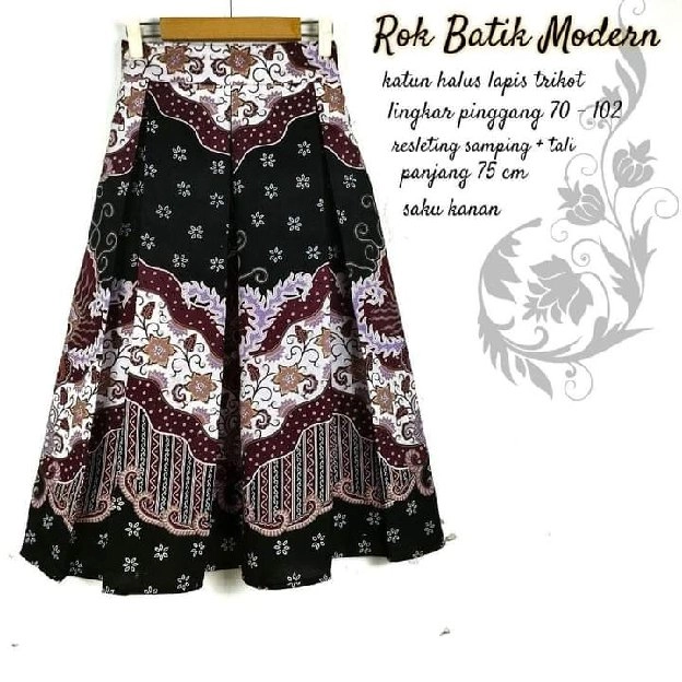 BEST SELLER?Ready Rok batik 7/8 premium lapis trikot?CantikKerenKeceAll size Pinggang belakang full 