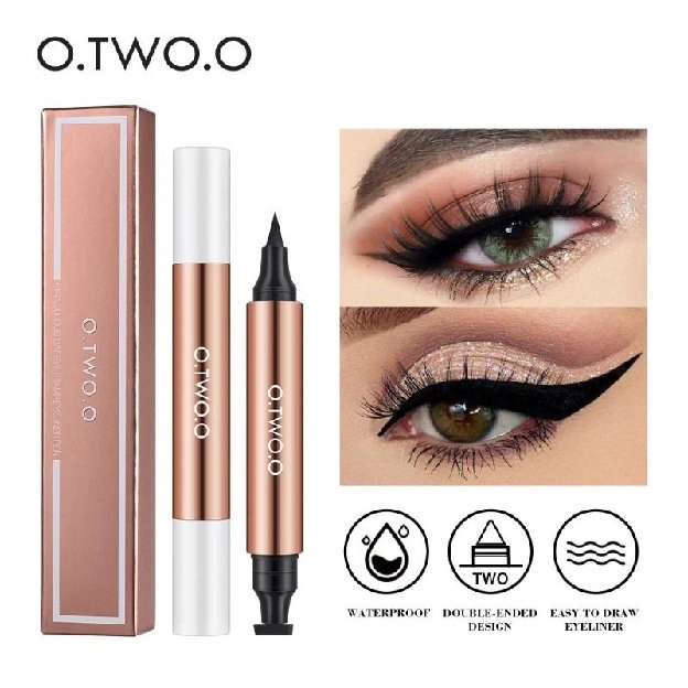 Mascara Long Lasting Volumizing Gold Mascara EYELINER STAMP Eyelash Maskeup