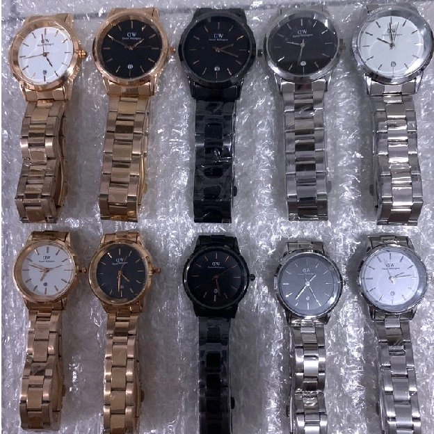 Terlaris !! Jam Tangan Wanita 321W Tali Rantai Icon Set Acc, Box Ori, Paperbag & Baterai Cadangan (C