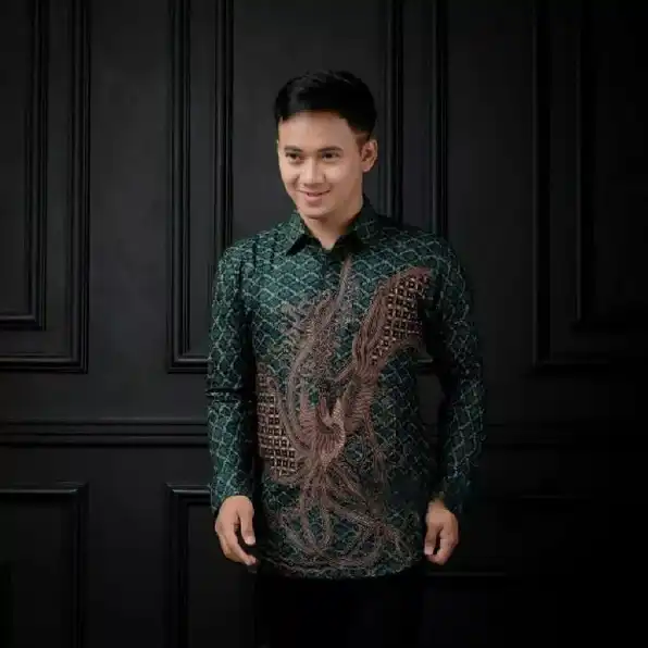 Kemeja Batik Pria Dewasa Big Size Jumbo Lengan Panjang M-10xl