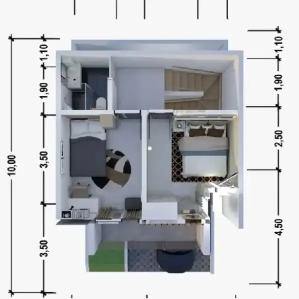 Grand Alifia Bogor Rumah 2 Lantai dipusat Kota Bogor 