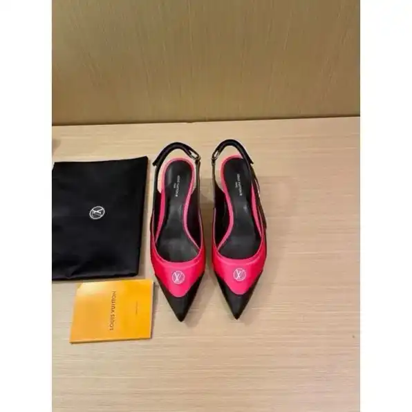 Sepatu Sandal heels wanita louis vuitton lv