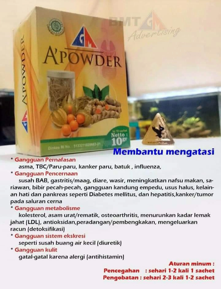 A' Powder ( Menstabilkan Orang Pencernaan )