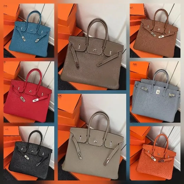 Tas hermes birkin size 25, 30, 35 silver buckle SHW