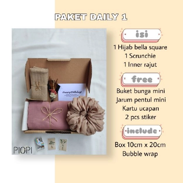 HAMPERS HIJAB KADO GIFTBOX MURAH HADIAH ULANG TAHUN GRADUATE HAMPERS LEBARAN