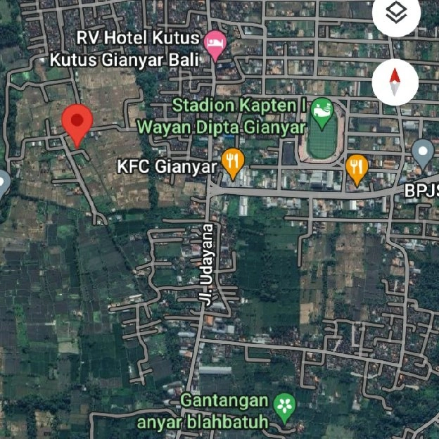 Dijual 1,5 are, Jl. Dukuh Sari Barat Stadion Wayan DIPTA Buruan Gianyar