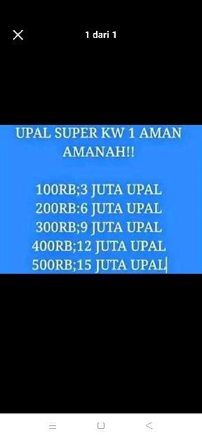 Upal kw premium mirip asli 99%