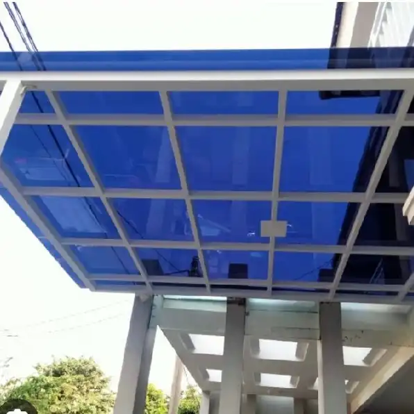 kanopi solarflat rumah modern/5