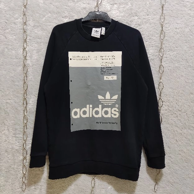 Crewneck adidas pantone sport round neck pullover black original second