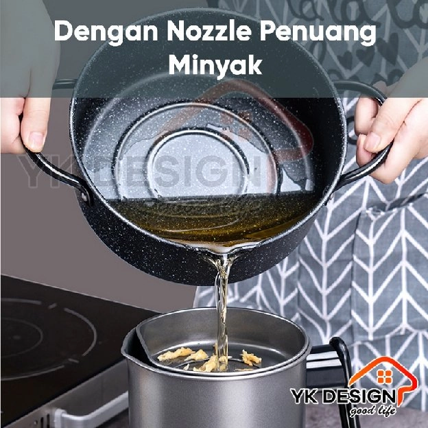 Panci Penggorengan Teflon Frypan Cookware Anti Lengket Diameter 20 Cm