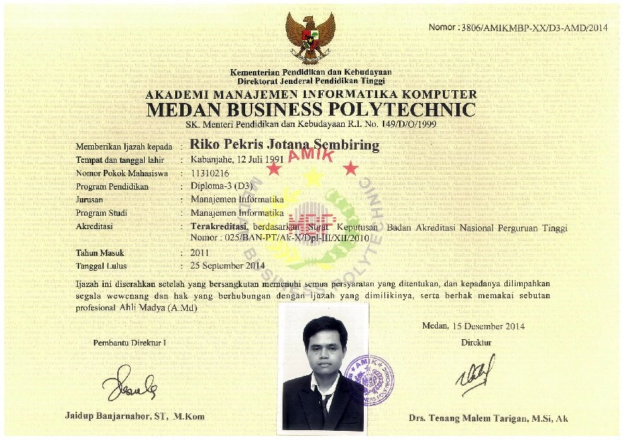 Melayani jasa pembuatan ijazah