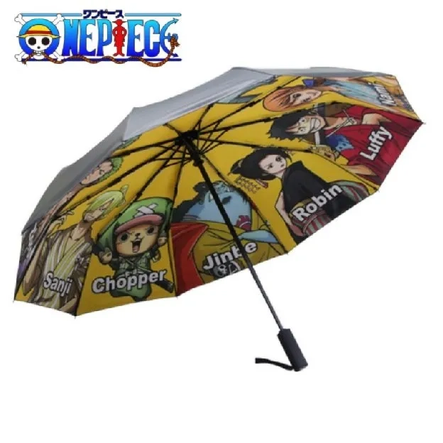 Payung Outdoor One Piece Luffy Sauron Payung Matahari Tahan Lama Payung UV Lipat Otomatis Anime