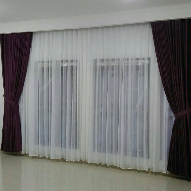 Jual dan Pasang Gorden Rumah, Gorden Blackout, Korden Polos, Vitrase, Apartemen