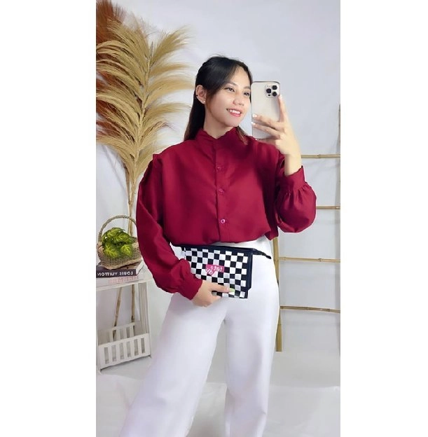 Blouse Loong Sleeve Fit