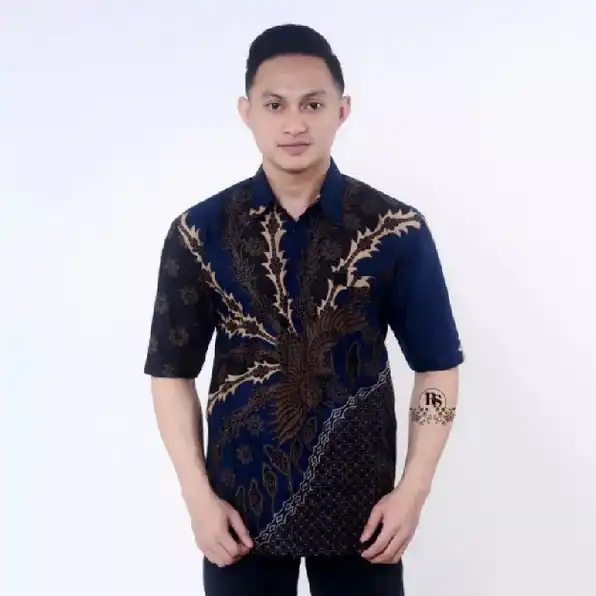 Kemeja Batik Pria Dewasa Big Size Jumbo Lengan Panjang M-10xl