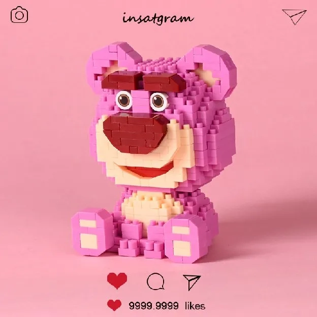 Nano Block Bricks Mainan Lotso Tom and Jerry Mainan Balok Susun Disney Mainan Anak Perempuan DIY 3D