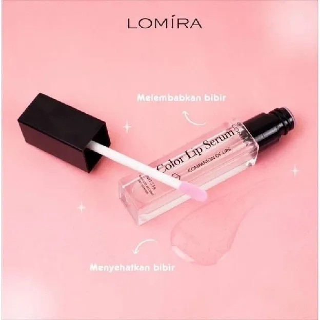 Lomira Lip Serum Korea Pelembab Bibir Pink Color Untuk Bibir Hitam Dan Kering Pecah Original 100% BP