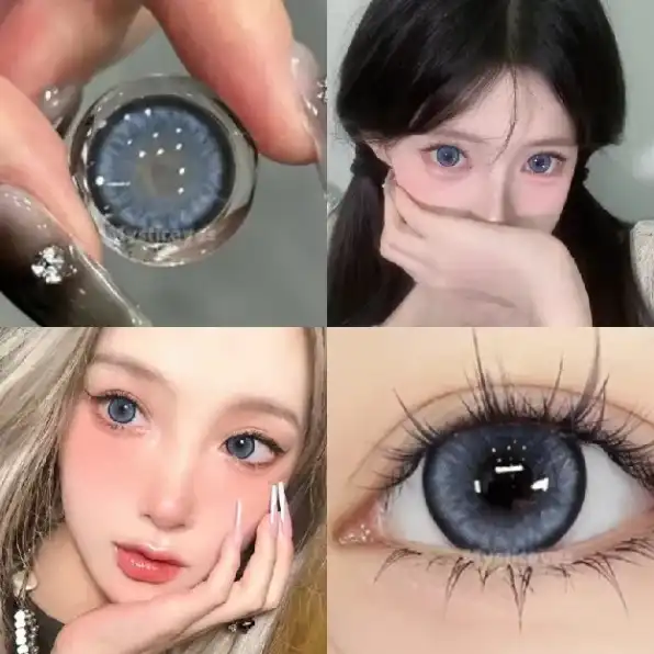 Mysticeyes Softlens Blue Colored Lenses Softlens 14.5mm cosplay softlens 1 pasang murah soflens Free