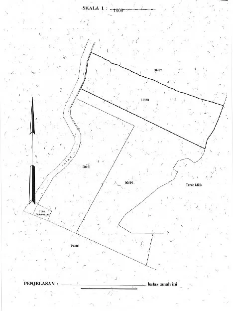 Dijual 1,2615 Ha. LOSS PANTAI CEMAGI, Jl. Pantai Mengening Mengwi Badung