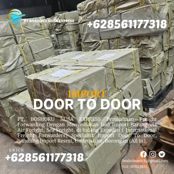 JASA IMPORT DOOR TO DOOR BORONGAN ALL IN