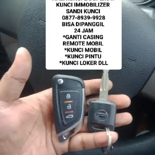 Sandi Kunci Serang Baru 0877-8839-9928 Ahli Kunci & Duplikat Kunci Immobilizer Cibarusah