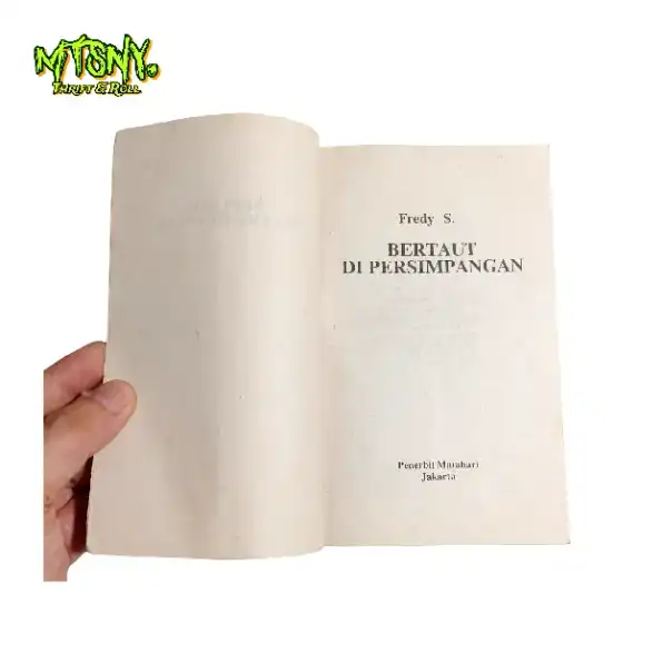 Buku Novel Indonesia Fredy S Bertaut di Persimpangan