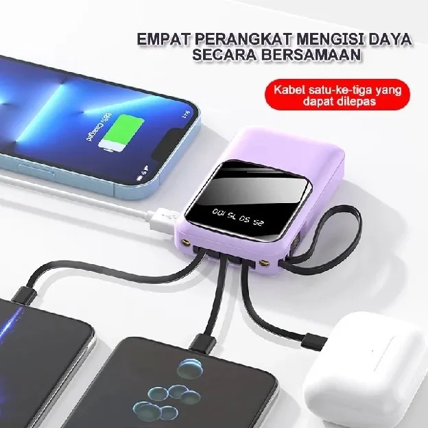 Power Bank Mini 12000mAh Super Lightweight Palm Size Powerbank with LED Display