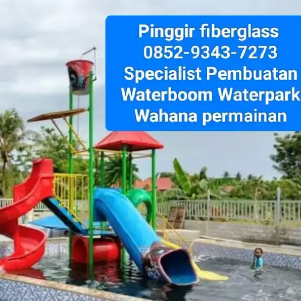 0852-9343-7273 Pembuatan Wahana permainan Waterboom Waterpark Mojokerto