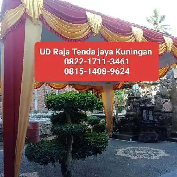 Konveksi Dekorasi Tenda Pesta Cirebon 0822-1711-3461 UD Raja Tenda Jaya