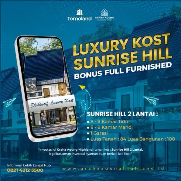 0821-4212-5500 Rumah Kost Dijual di Malang: Investasi Menguntungkan Dekat Kampus