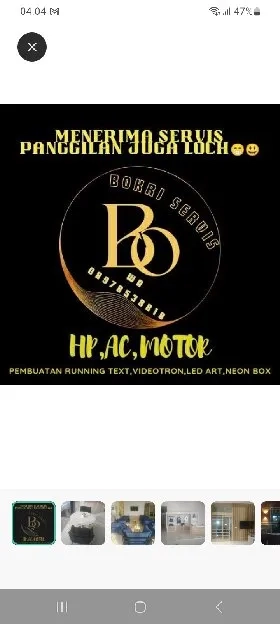 Bokri Servis Hp,Ac,Motor,Pembuatan Running text Dll