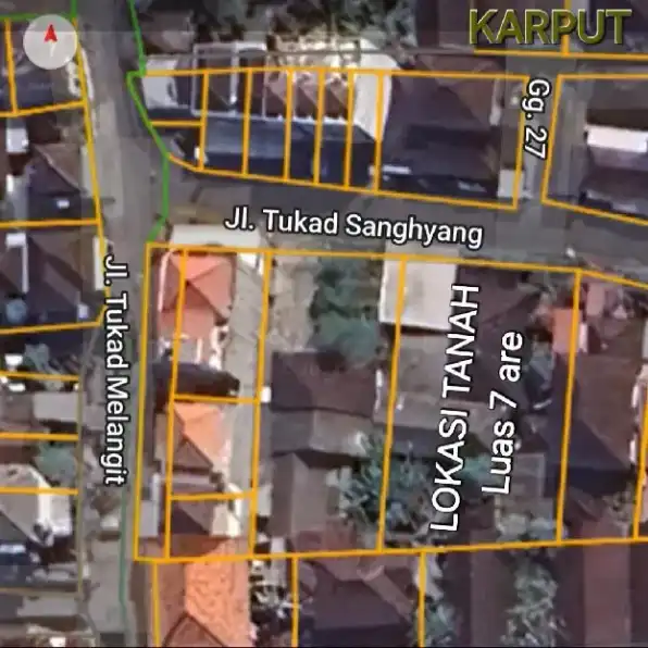 Dijual 7,5 are, Jl. Tukad Sanghyang Watu Renggong Panjer Denpasar