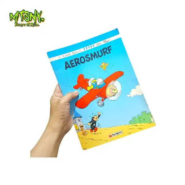 Komik Lebar Eropa Kisah Smurf AeroSmurf Aya Media Pustaka 1991