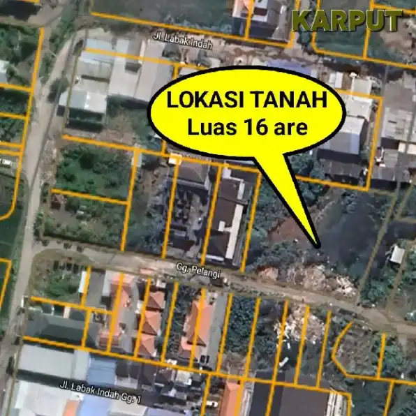 Dijual 16 are, Jl. Labak Indah Pemecutan KLOD Mahendradata Denpasar